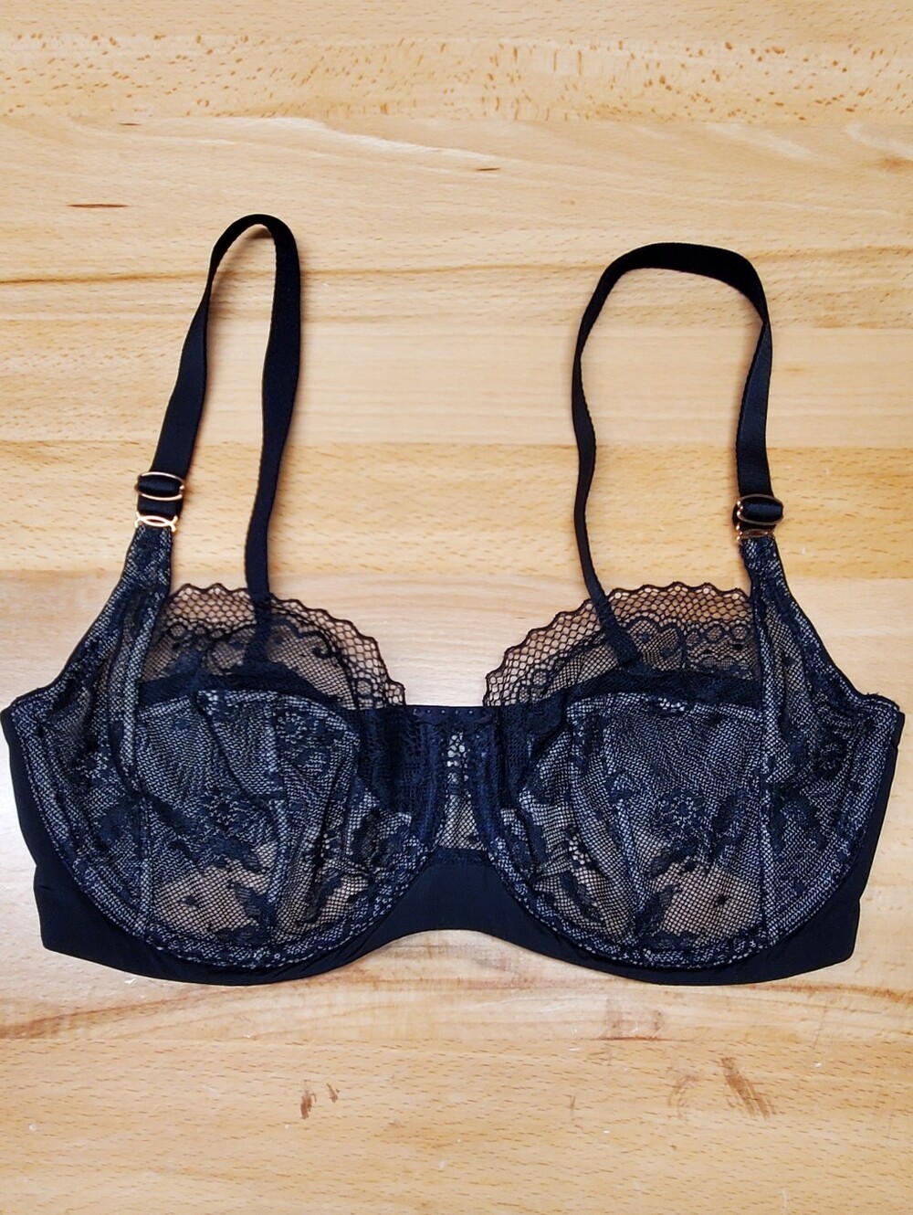 Skarlett Blue- Black Entice Balconette 32D